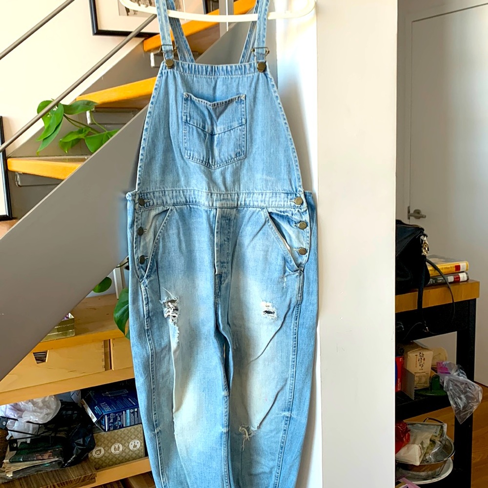 Denim overalls. Size M.